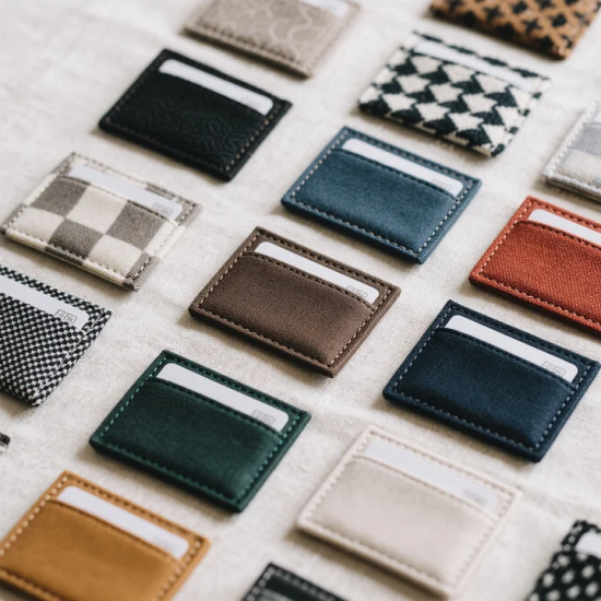 Simple Fabric Card Holders